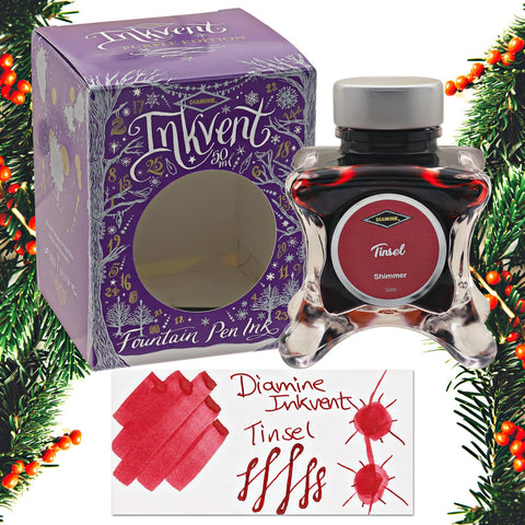 Diamine Inkvent Purple Edition Shimmer Tinsel Mürekkep